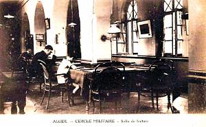 ALGER - CERCLE MILITAIRE - SALON DE LECTURE